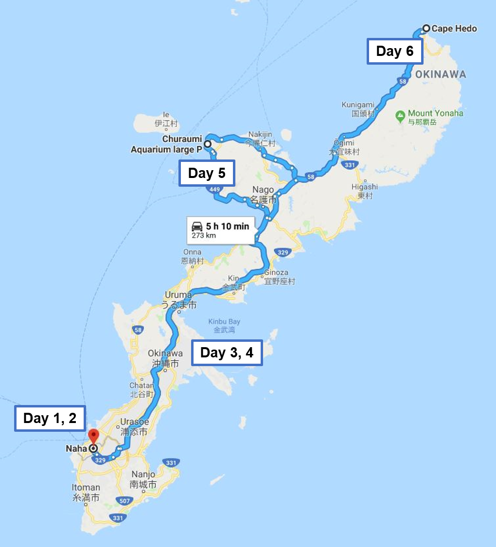 planning a trip to okinawa japan