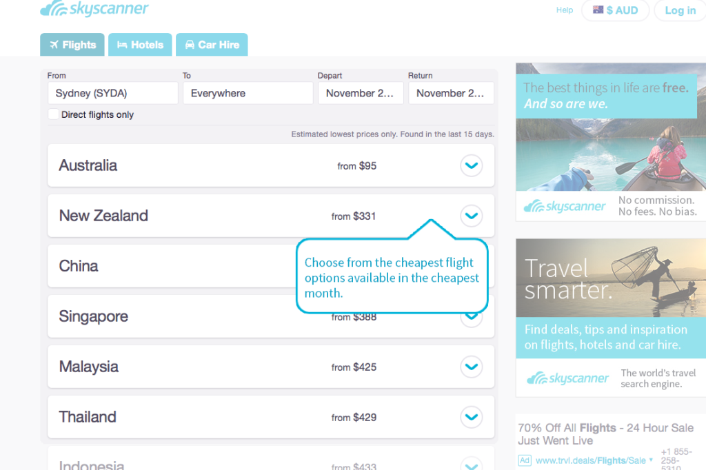 Get Black Friday and Cyber Monday flight deals Skyscanner Australia