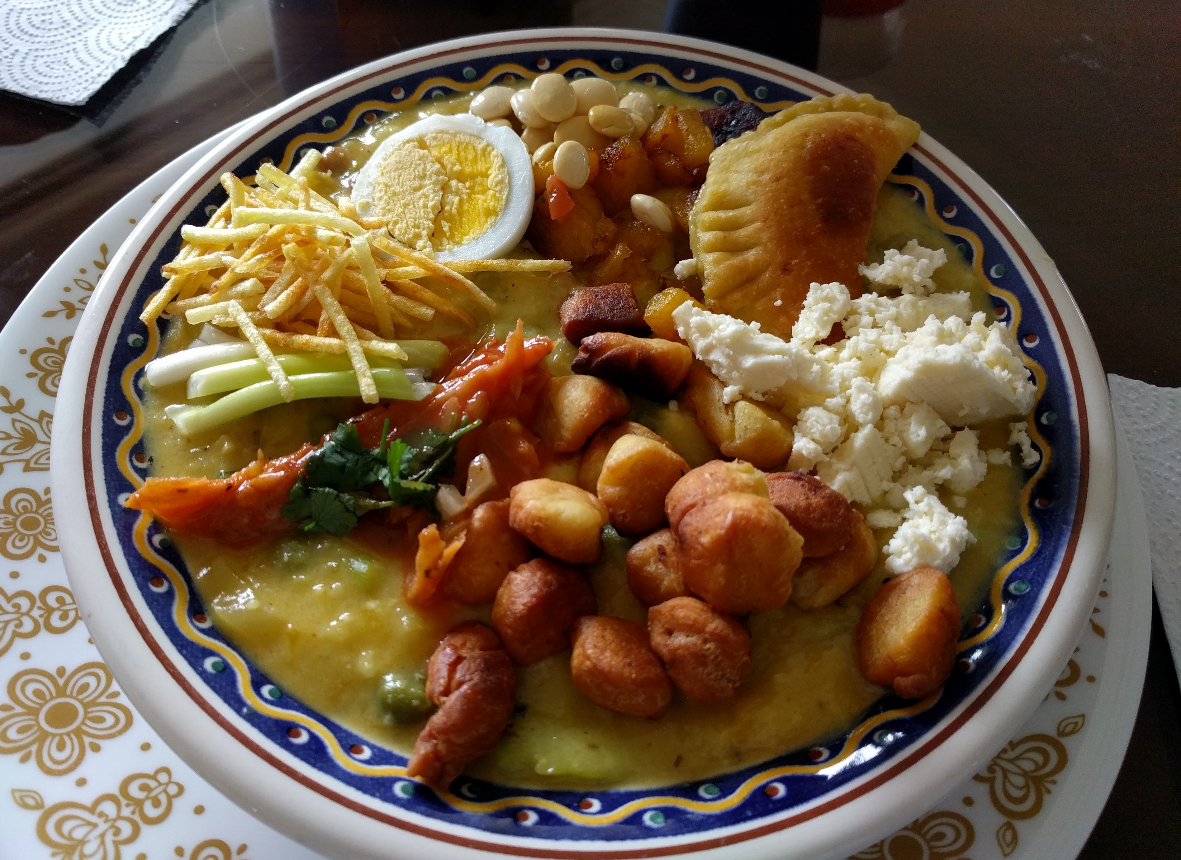 Фанеска, пасхальный суп в Эквадоре
